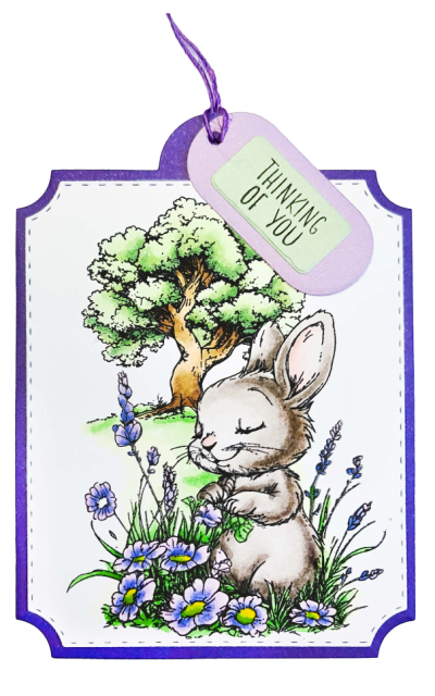 Studio Light Cute Bunny Essentials Coloring Clear Stamp