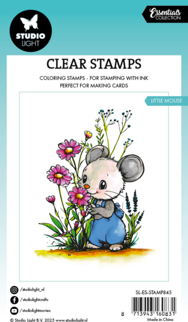 Studio Light Little Mouse Essentials Coloring Clear Stamp
