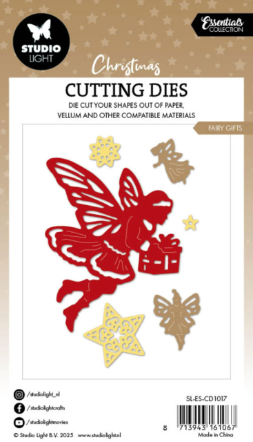 Studio Light Christmas Cutting Die Fairy Gifts