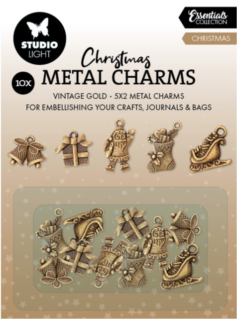 Studio Light Christmas Metal Charms