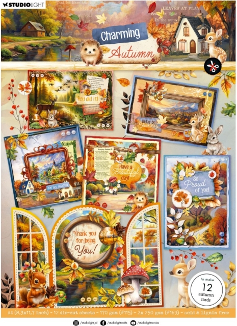 Studio Light Charming Autumn Card Making Pad