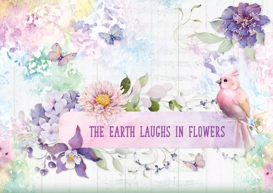 Studio Light Card Making Paper Pad Blooming Flowers