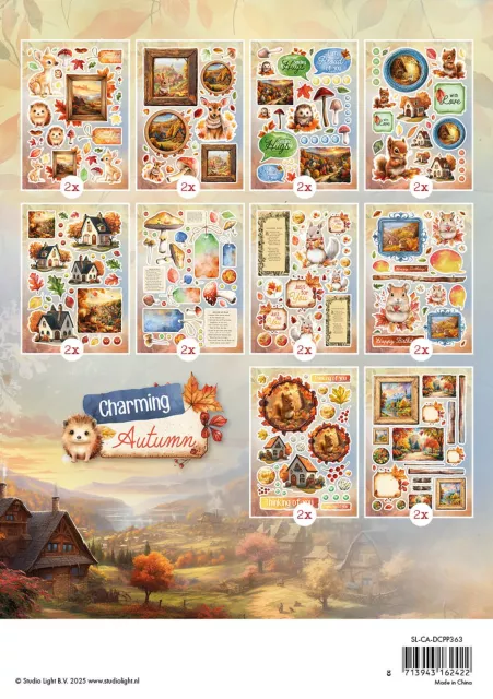 Studio Light Die-Cut Paper Elements Charming Autumn