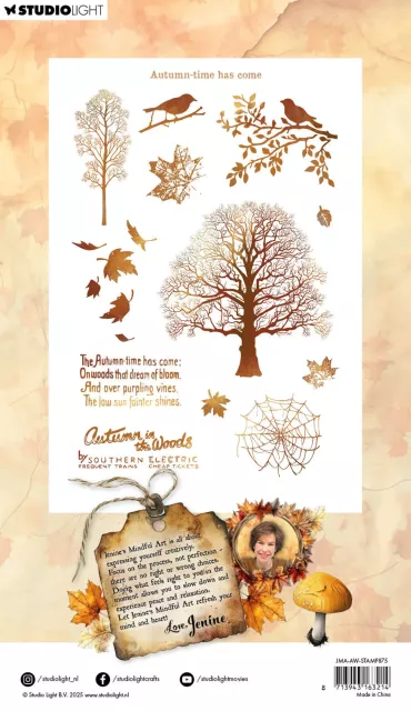 Studio Light Autumn in the Woods Clear Stamps Autumn-time Has Come