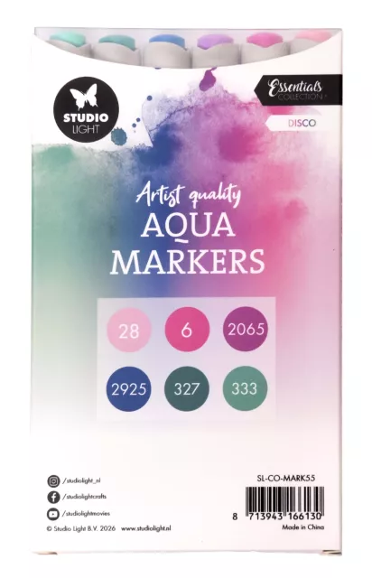 Studio Light Aqua Markers Disco