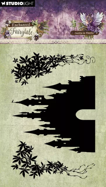 Studio Light Enchanted Fairytale Clear Stamps Castle & Plants