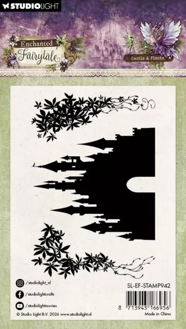Studio Light Enchanted Fairytale Clear Stamps Castle & Plants