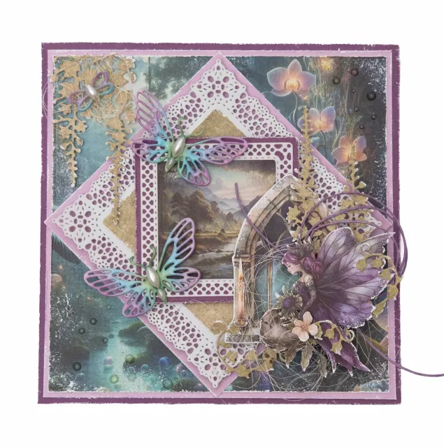Studio Light Enchanted Fairytale Cutting Dies Lace Frames Square