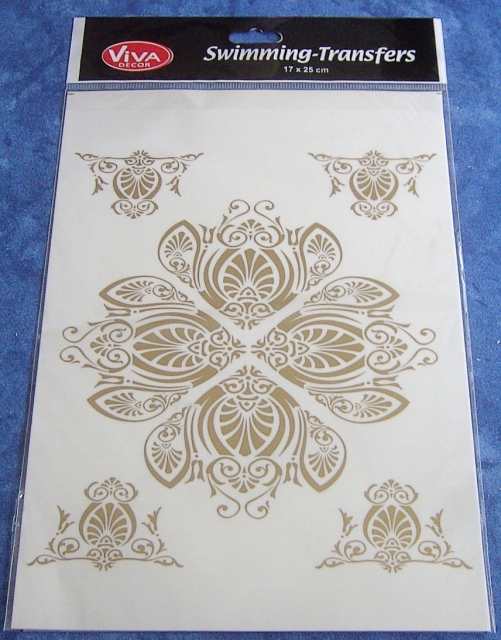 VIVA Decor Set aus 3 Swimming Transfers 17 x 25 cm