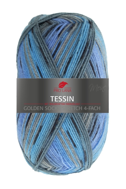 PRO LANA Golden Socks Sockenwolle Stretch TESSIN Farbe 357 Farbe 03