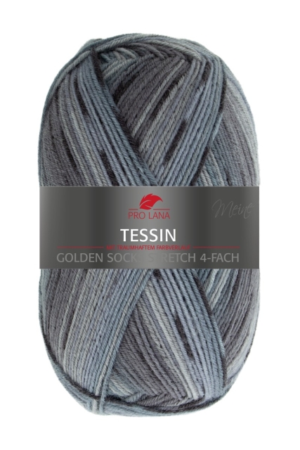 PRO LANA Golden Socks Sockenwolle Stretch TESSIN Farbe 357 Farbe 10