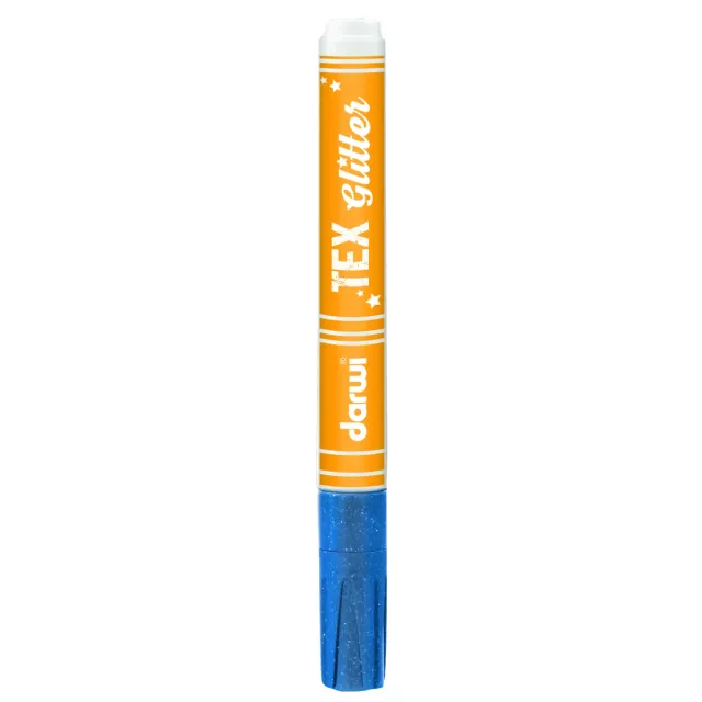 Darwi Tex Glitter Marker blau