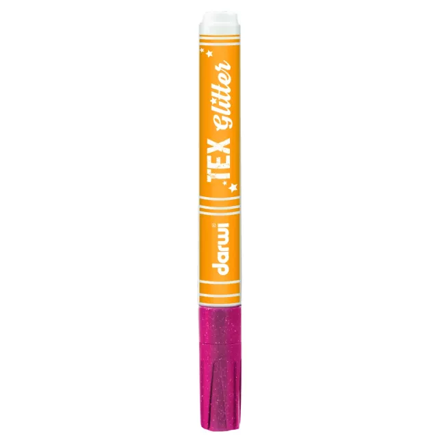 Darwi Tex Glitter Marker karminrot