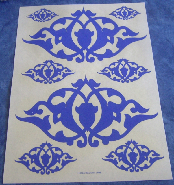 Stofftransfer DIN A 4 Blatt mit Motiven