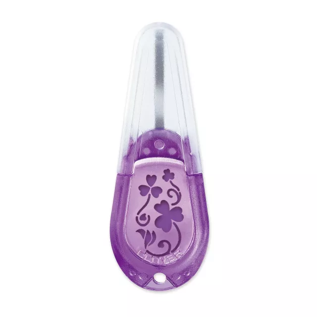 Clover Stickgarn Einfädler lila