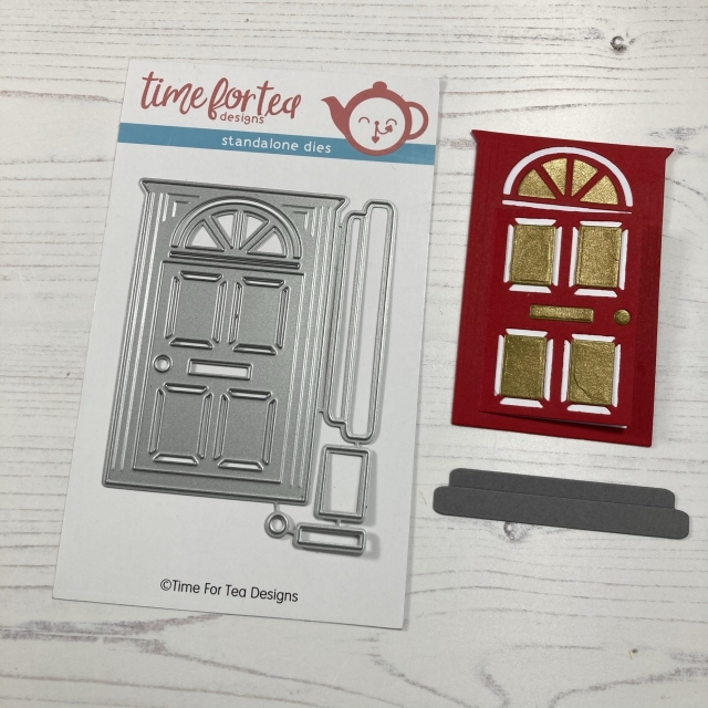 Time For Tea Open the Door Metal Dies / Stanzschablonen
