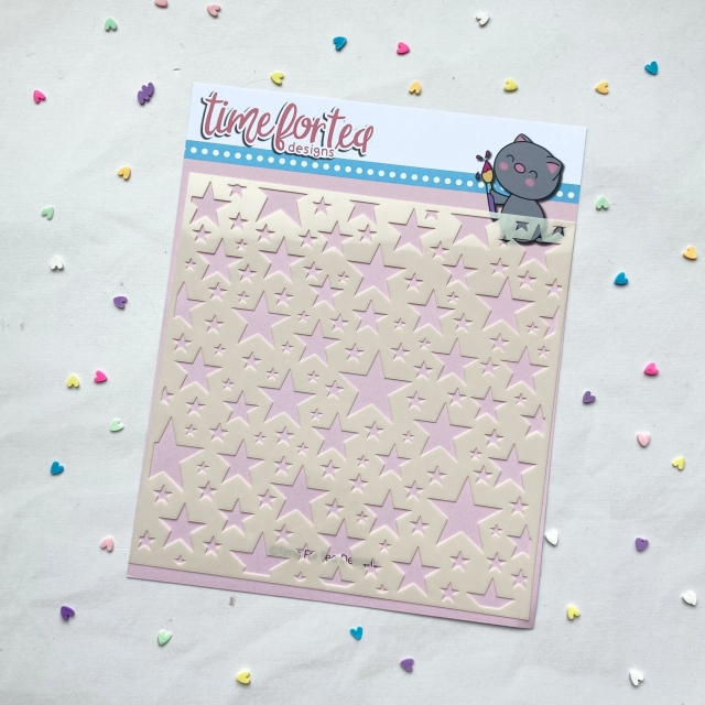 Time For Tea Designs Movie Star Stencil Schablone