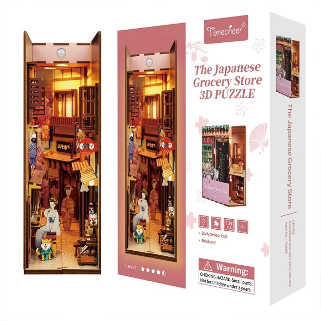 TONECHEER DIY Book Nook / Diorama Japanese Grocery Store