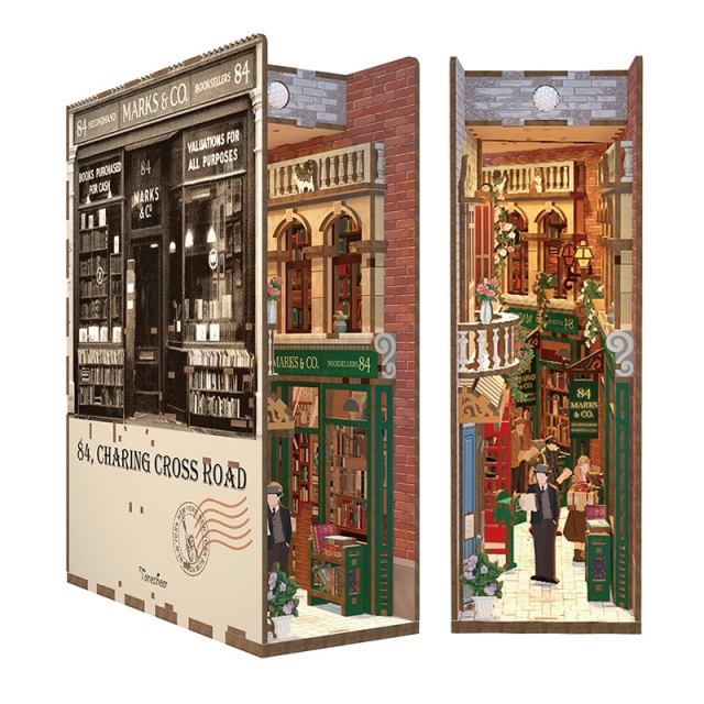 TONECHEER DIY Book Nook / Diorama 84 Charing Cross Road