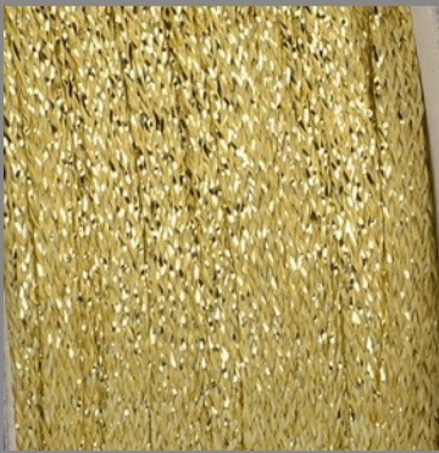 Lurex Tresse 5 mm pro Meter gold