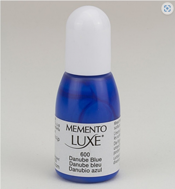 Tsukineko Memento Luxe Reinkers Danube Blue 15 ml