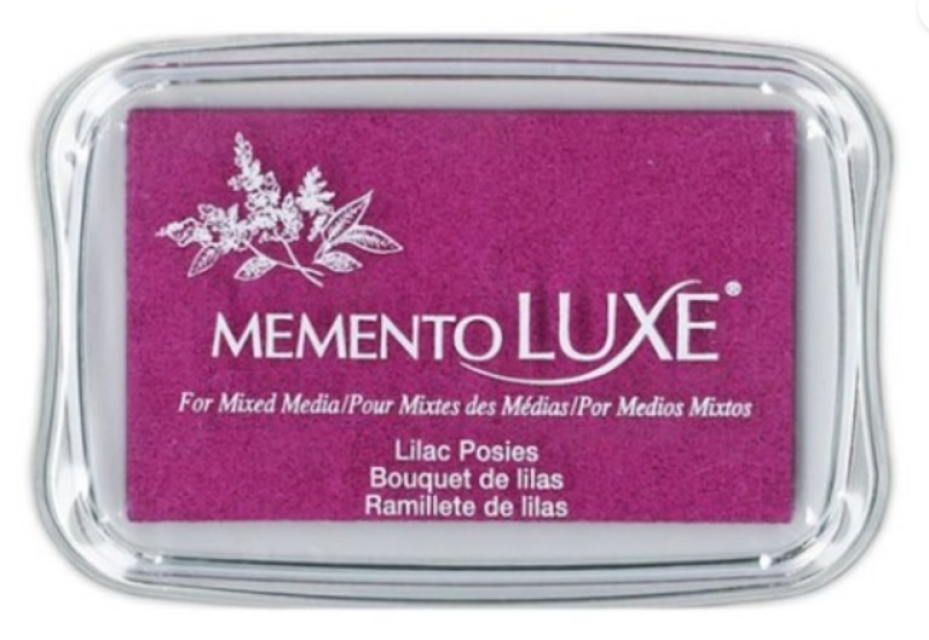 Tsukineko Memento Luxe Inkpads Lilac Posies