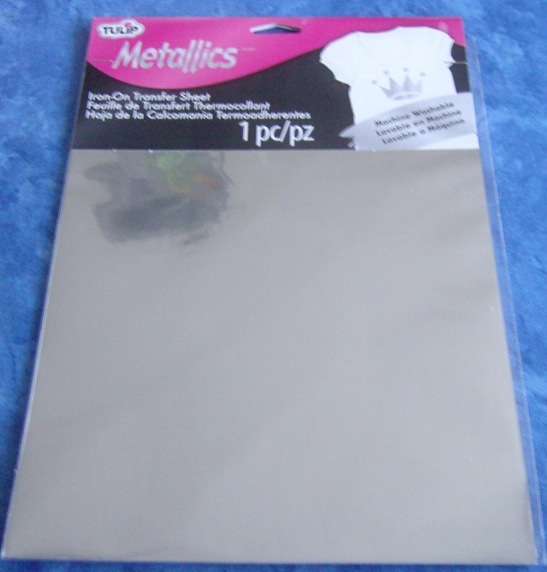 Tulip Iron-On Transfer Sheets Metallics Silver