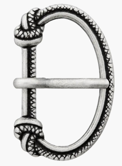 Union Metall-Schließe 40 mm altsilber