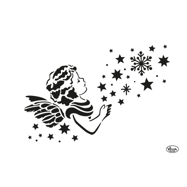 VIVA Decor Universalschablone A4 Weihnachtswunsch