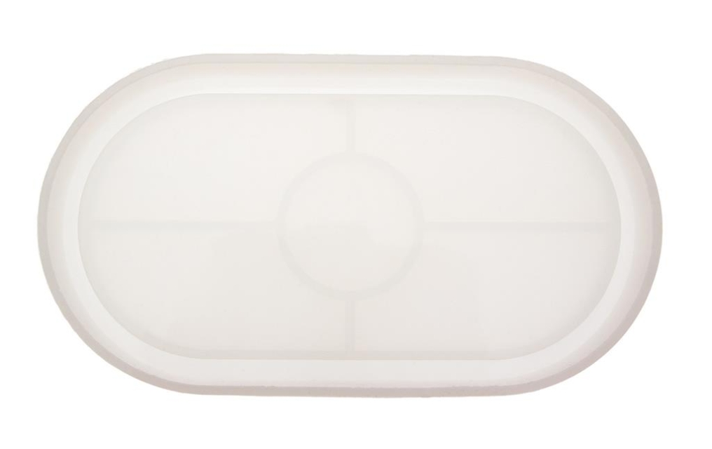 Silikon Gießform Untersetzer oval