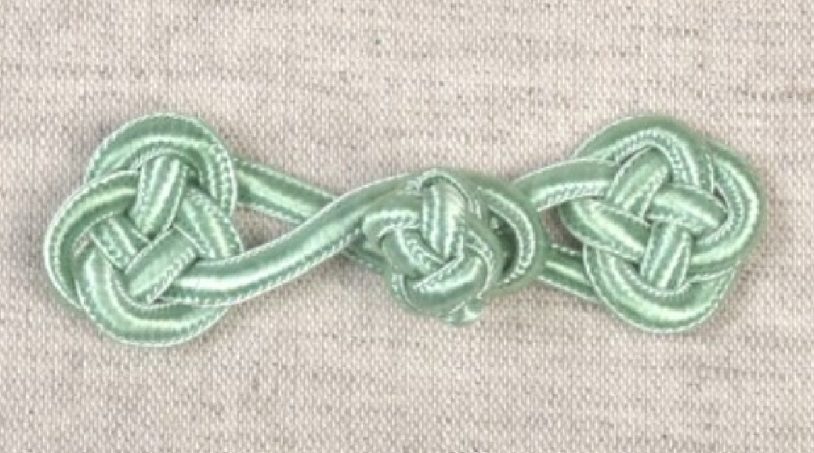 Posamentenverschluss 75 mm hellgrün vert clair