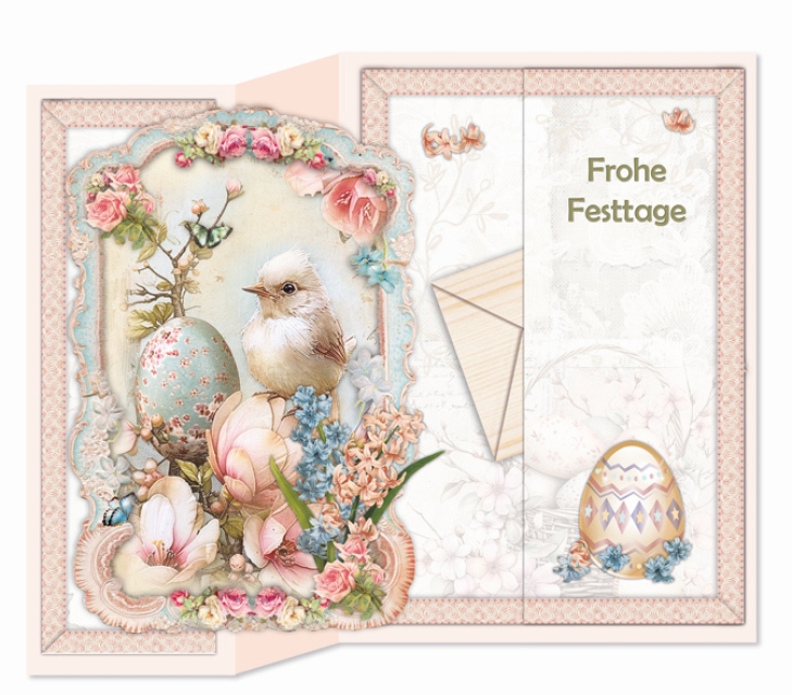 Reddy Cards Bastelset Ostern im Vintage-Look