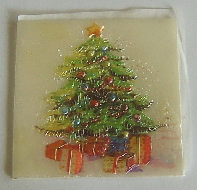 Wachsbild Tannenbaum