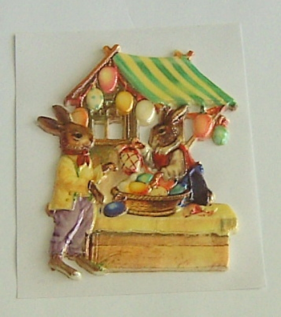 Wachsbild Ostern