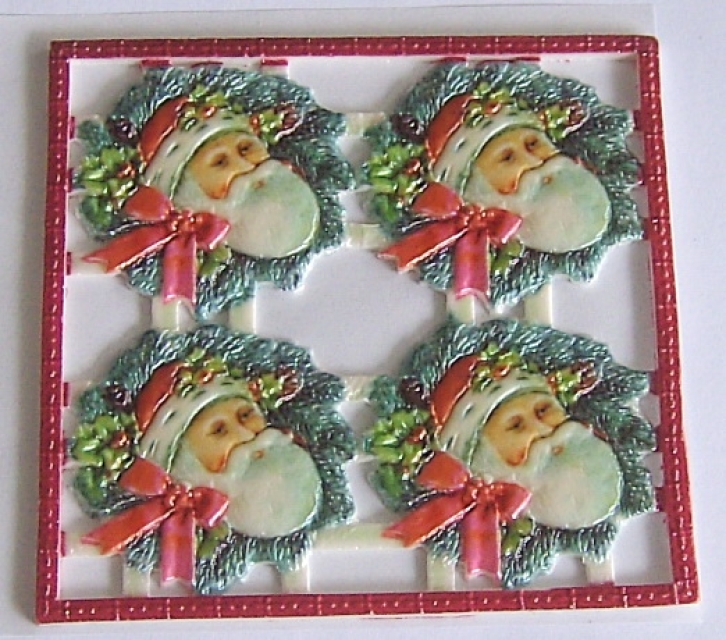 Wachsplatte Weihnachtsmotive