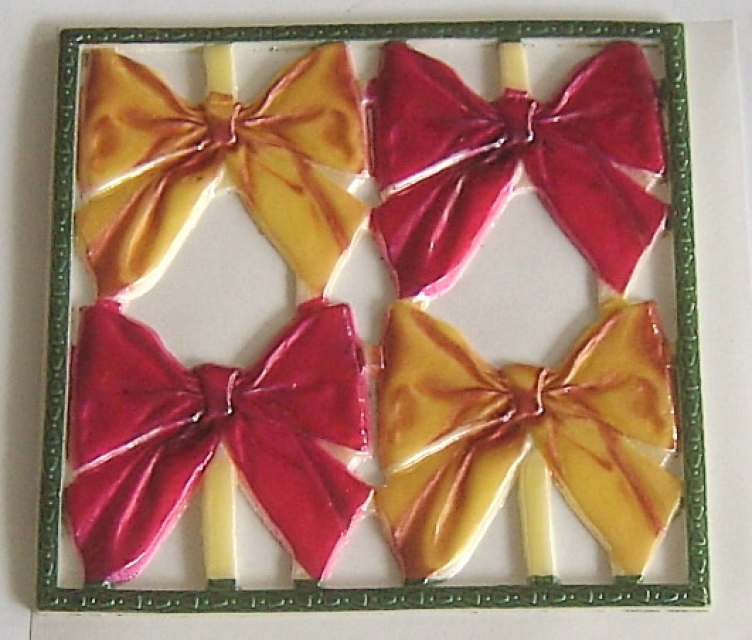 Wachsplatte Weihnachtsmotive