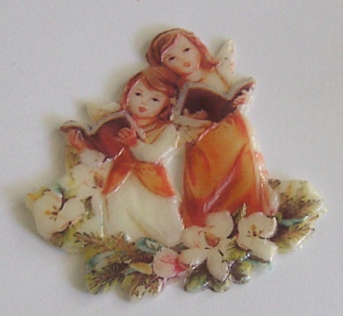 Wachs geprägtes Weihnachtsornament Engel