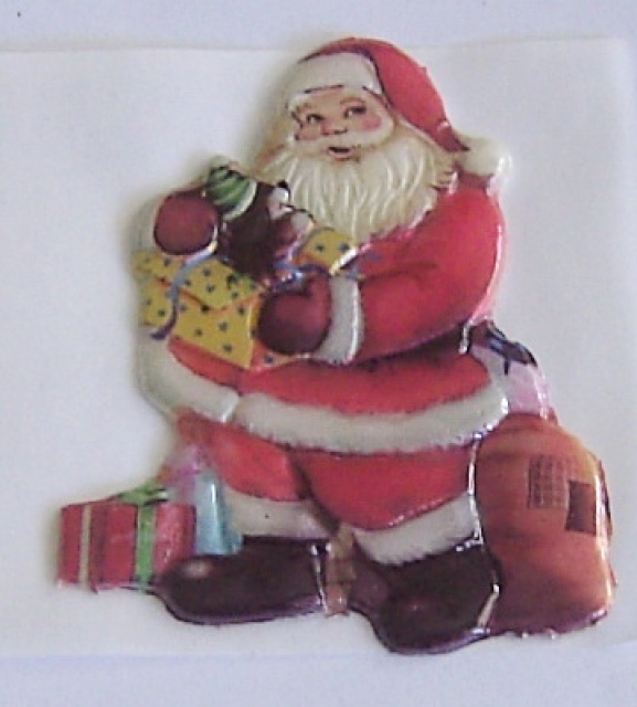 Geprägtes Wachsornament Nikolaus