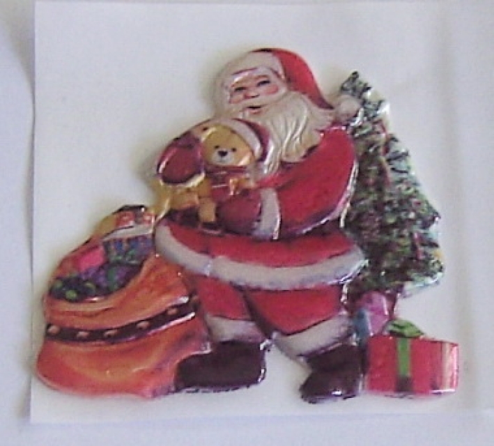 Geprägtes Wachsornament Nikolaus