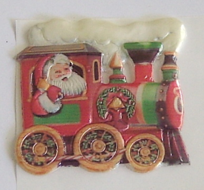 Geprägtes Wachsornament Nikolaus