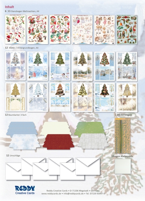 Reddy Cards Weihnachtsbaumkarten II