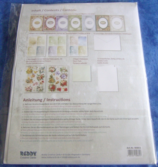 Reddy Cards Bastelset Weihnachtsbouquets