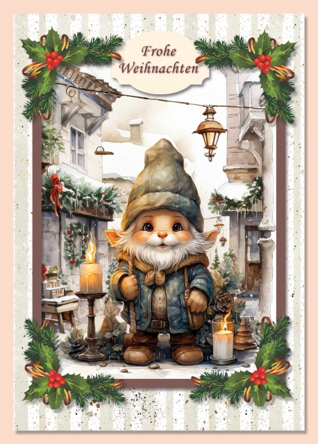 Reddy Cards Bastelset Niedliche Weihnachtswichtel