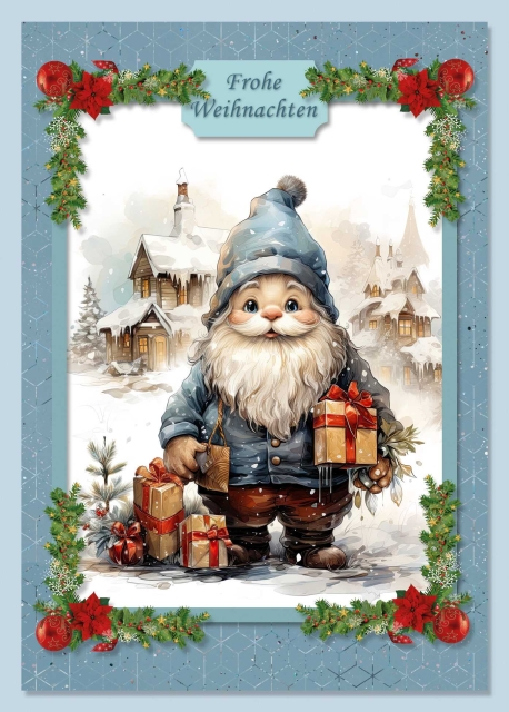 Reddy Cards Bastelset Niedliche Weihnachtswichtel