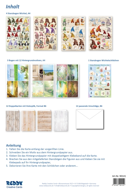 Reddy Cards Bastelset Wichtelgrüße