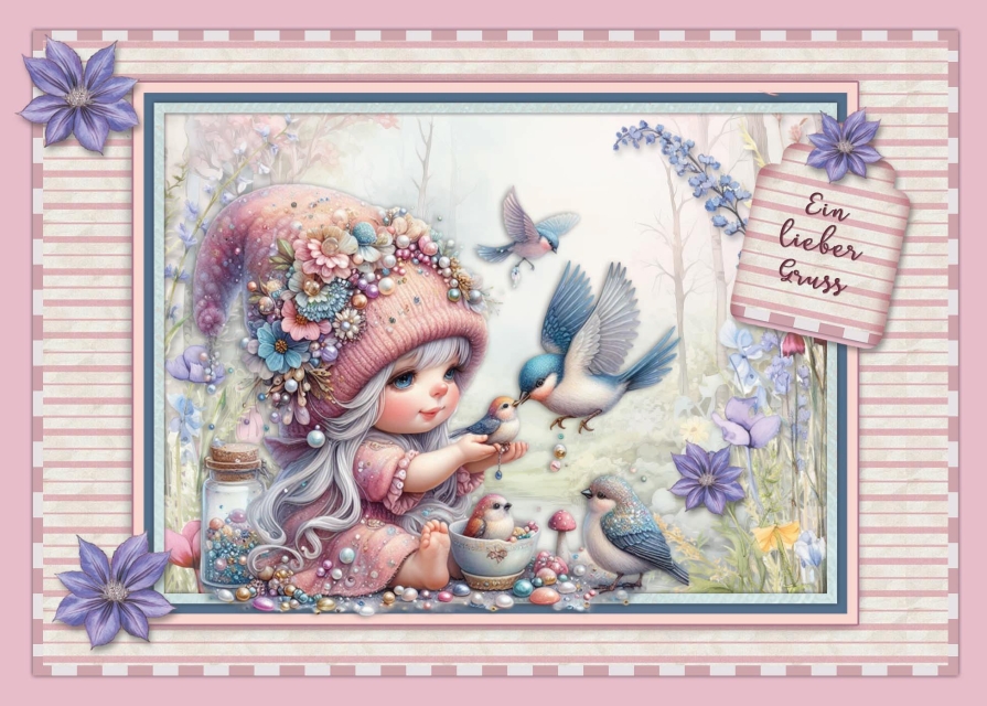 Reddy Cards Bastelset Wichtelkinder