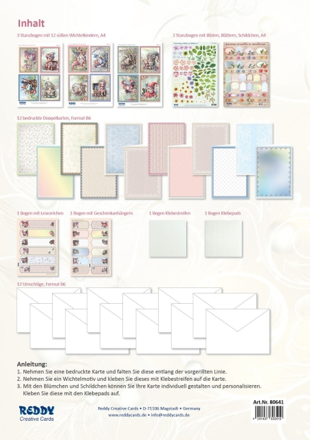 Reddy Cards Bastelset Wichtelkinder 2