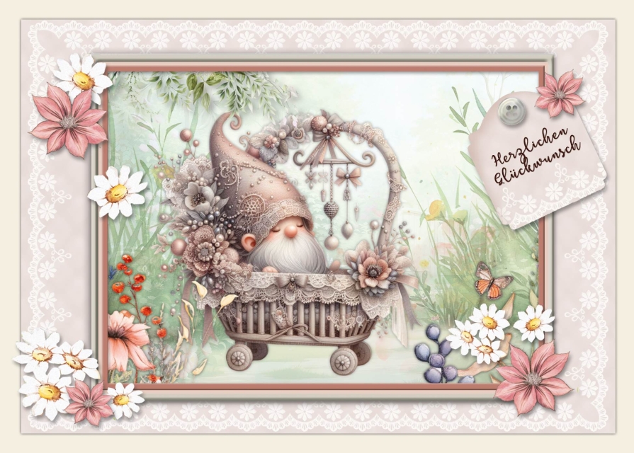 Reddy Cards Bastelset Wichtelkinder 2