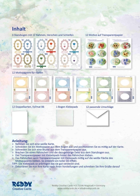 Reddy Cards Bastelset Wiesenblumen