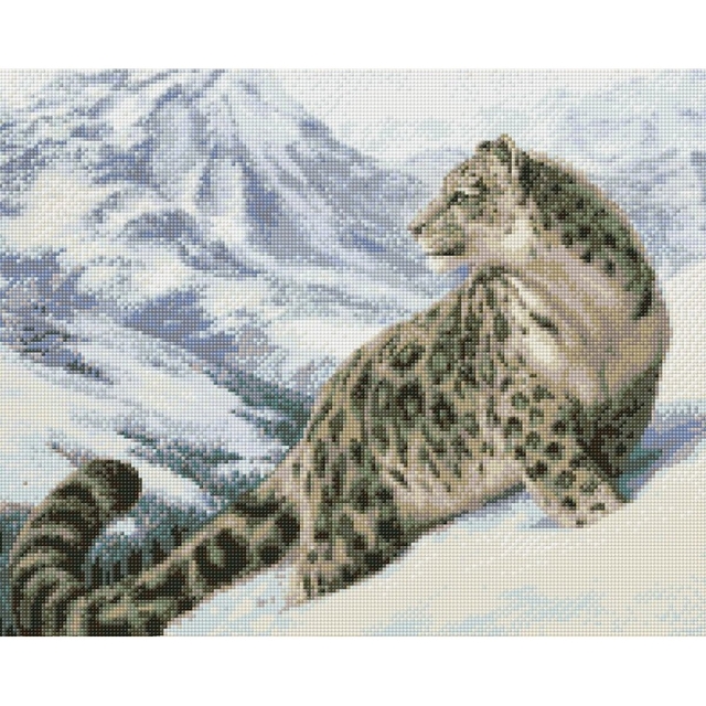 Artibalta AZ-1520 - Diamond Painting Kit Schneeleopard